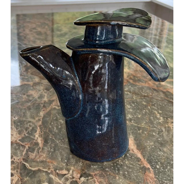 Ceramic Hand Made Vintage Ceramic Teapot For Sale - Image 7 of 10