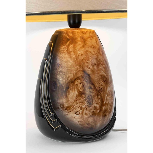 1970s Vintage Art Deco Style Table Lamp, Italy, 1970s For Sale - Image 5 of 9