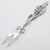 Vintage Italian Handmade Genuine Silver Cocktail Fork With Wheat Corn Decoration For Sale - Image 4 of 10