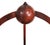 Antique English Asian Style Red & Chinoiserie Painted Muffin Stand Etegere Table For Sale - Image 9 of 14