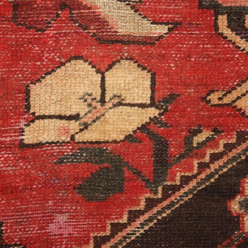 Middle Eastern Khamseh Rug in Wool For Sale - Image 5 of 11