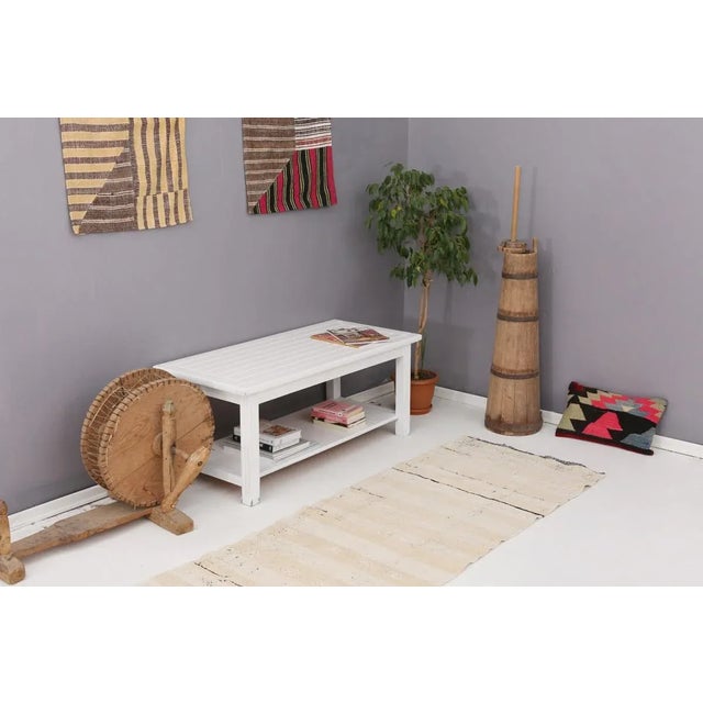 Mid 20th Century Modern Vintage Turkish Kilim Runner For Sale In Los Angeles - Image 6 of 7