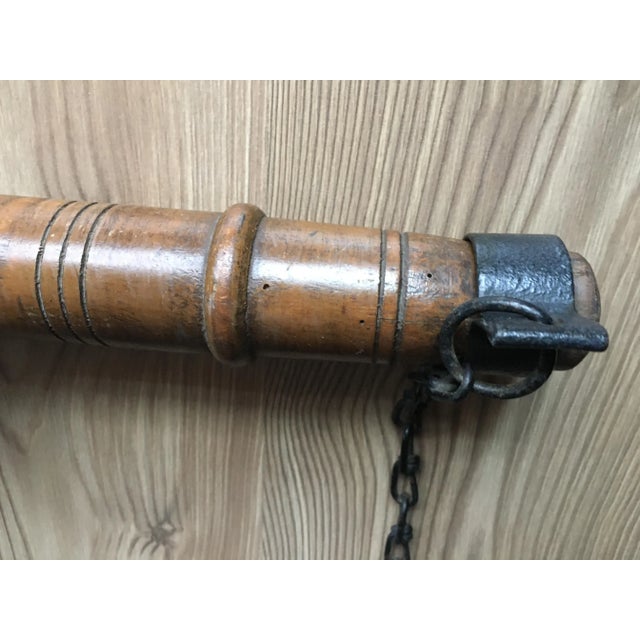 Wabi-Sabi Wooden Load Bearing Device, 1900s For Sale - Image 14 of 16