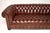 1950s Antique Deep Buttoned Leather Chesterfield Sofa, 1950 For Sale - Image 5 of 11