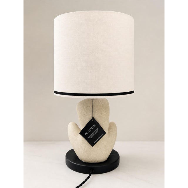 The lamp that everyone asks about! The classical sculptural form of a woman rests atop a round black marble base. When...