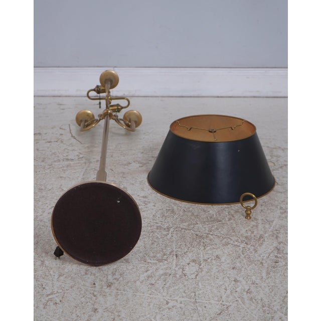 1980s Wildwood Brass Trumpet Arm Floor Lamp For Sale - Image 12 of 12