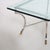 Mid Century Modern Hollywood Regency Chrome, Brass & Glass Coffee Table Circa 1960 For Sale - Image 9 of 10
