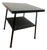 1950s Simmons Black Metal Side Table For Sale