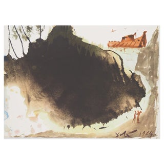 Salvador Dali, Biblia Sacra, Noahs Ark and Deluge, Lithograph For Sale