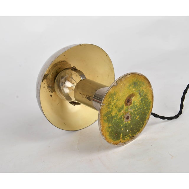 Silver Bauhaus Functionalist Nickel-Plated Desk Lamp, 1930s For Sale - Image 8 of 9