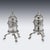 Late 19th Century Antique French Silver Salt and Pepper Mills from Odiot, Paris, 1880s, Set of 4 For Sale - Image 5 of 18