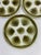 1950s French Orchies Moulin Des Loups Oyster Plates With Platter - Set of 7 For Sale - Image 13 of 17