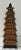 1950s Chinoiserie Pencil Reed Bamboo Rattan Tall Pagoda For Sale - Image 5 of 13