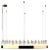 Uranano Shiny Gold 120 Pendant Light 3 by Alabattro Italian For Sale