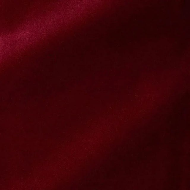 Sample - Schumacher Rocky Performance Velvet Fabric in Crimson For Sale