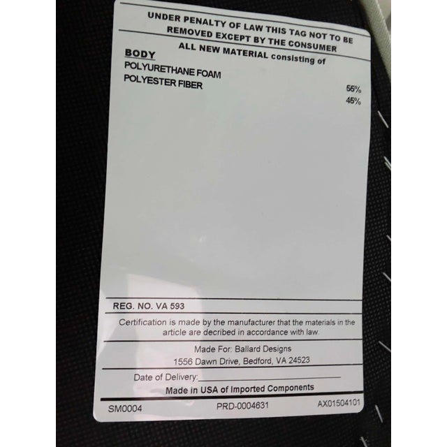 Ballard Designs Elle Tufted Desk Office Chair For Sale - Image 10 of 10