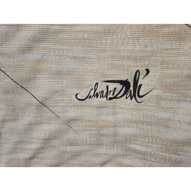 Textile Salvador Dalí, Surrealist Textile Panel with Lions, 1970, Wool For Sale - Image 7 of 13
