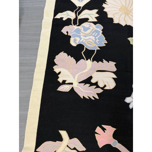 5ft × 7ft 4in Starck Romanian Kelim Rug, Circa 1990 For Sale In San Francisco - Image 6 of 12