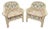 Baker Furniture Pencil Reed Rattan Lounge Chairs, 1980s, Set of 2 For Sale
