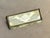 1930s Silver/Lace in Glass Rectangular Brooch For Sale - Image 4 of 4