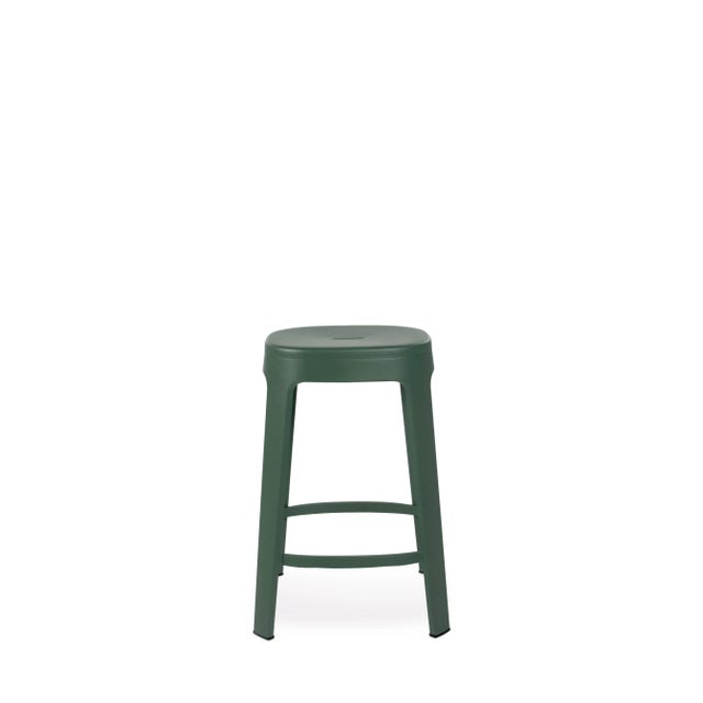 Contemporary RS Barcelona Ombra Indoor/Outdoor Counter Stool, Green For Sale - Image 3 of 3