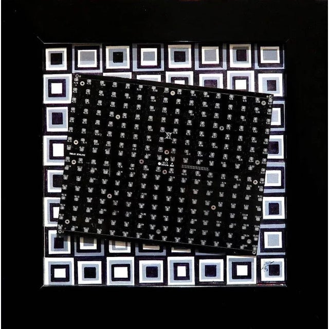 Piccì is an amazing mixed-media painting on canvas (acrylic paint, marker pen, and computer motherboard) realized by the...