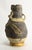 Tribal Peruvian Bichrome Figural Effigy Jar of a Hunter With Trophy For Sale - Image 3 of 16
