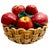 Late 20th Century Oversized Italian Hand-Painted Ceramic Apple Basket Topiary Sculpture For Sale In San Diego - Image 6 of 7