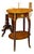 French Louis XV Parquetry Accent Table – Intricate Geometric Wood Inlay With Gilded Bronze Details For Sale
