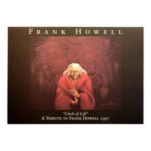 1990s Frank Howell Circle of Life Unframed Fine Art Gallery