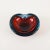 Blue and Red Sommerso Murano Glass Heart-Shaped Bowl by Flavio Poli, Italy, 1960s For Sale - Image 10 of 11