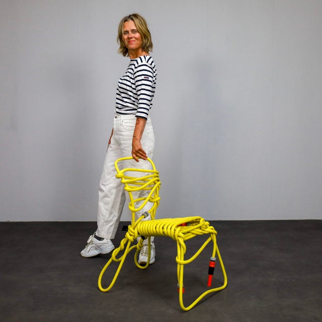 Plastic Hosepipe Chair by Sander Bokkinga for Bok, Netherlands, 2008 For Sale - Image 7 of 11