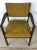 Mid Century Modern Arm Chair With Vintage Green Upholstery For Sale In Philadelphia - Image 6 of 12