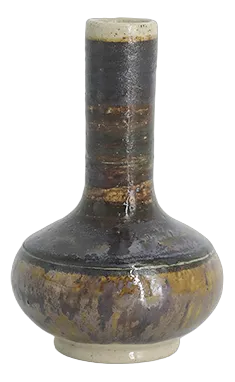 Small Mid-Century Scandinavian Modern Collectible Stoneware Vase No. 13 by Gunnar Borg for Höganäs Keramik, 1960s