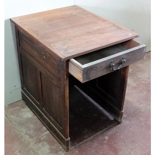 Vintage Italian Chestnut Desk, 1920s For Sale - Image 4 of 5