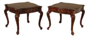 Century Georgian Style Furniture Pair Of End Tables