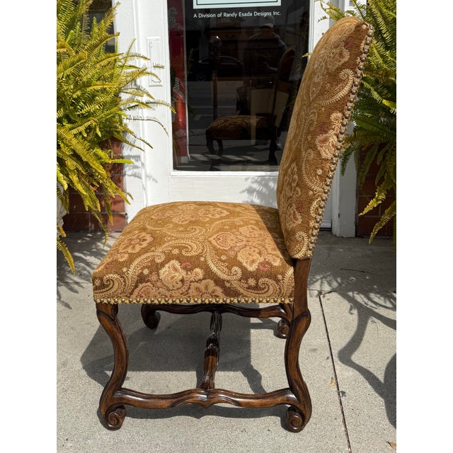 Michael Taylor 18th C Style Panache for Michael Taylor Barcelona Side Chair - 1 of 6 For Sale - Image 4 of 5