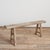 Brown Antique Reclaimed Rustic Wooden Hallway Pig Bench -Dc For Sale - Image 8 of 9