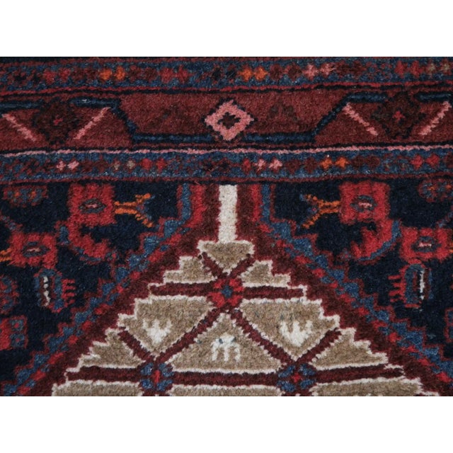 Rug Hamadan in Wool and Cotton For Sale - Image 4 of 10