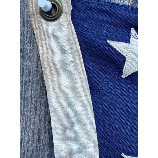 Authentic 1930s American Flag 48 Stars All Cotton Sewn Stars For Sale - Image 4 of 5