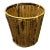 Tortoise Pencil Bamboo and Rattan Basket Planter For Sale