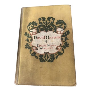 David Harum 1st Edition by Edward Westcott 1899 Book For Sale