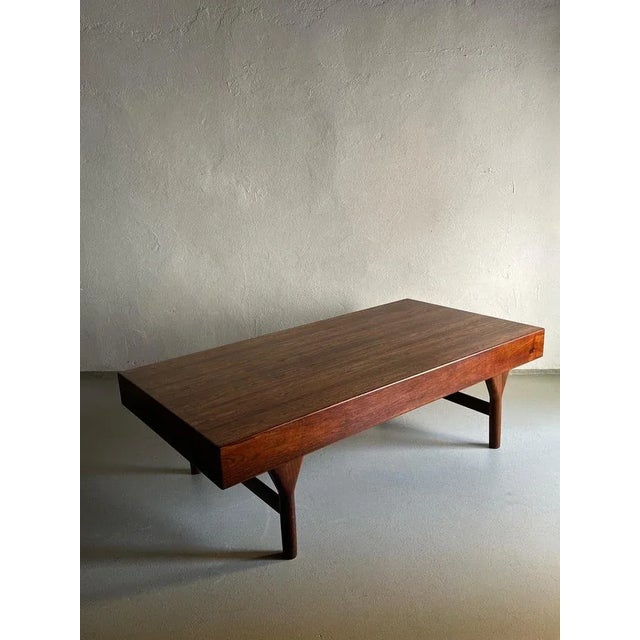 Rosewood Coffee Table by Nanna Ditzel for Søren Willadsen | Denmark | 1950s For Sale - Image 8 of 13