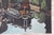 G. Delaire, Barges on the Seine, 20th Century, Oil Painting on Canvas For Sale - Image 6 of 10
