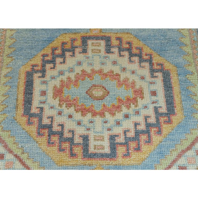 Early 21st Century Turkish Oushak Rug 3' x 7'8" #19076 For Sale - Image 5 of 8