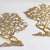 Mid-Century Modern Vintage Korean Brass Bonsai Tree Wall Art Sculptures - A Pair For Sale - Image 3 of 10