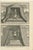 Two religious images on one plate. Upper image 'Kiwasa idole des Virginiens'. Kiwasa, this Idol is placed in the temple of...