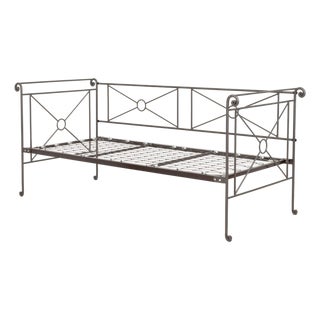 Vintage Wrought Iron Daybed Frame For Sale