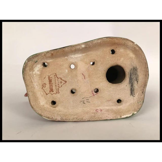 Vintage MCM Jamieson's Capistrano Art Pottery Dolphin Flower Frog California For Sale - Image 10 of 10