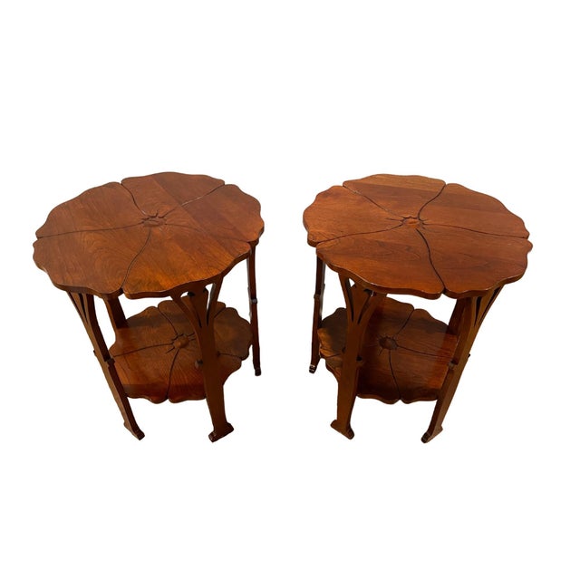 Stickley Grand Poppy Table a Pair Chairish